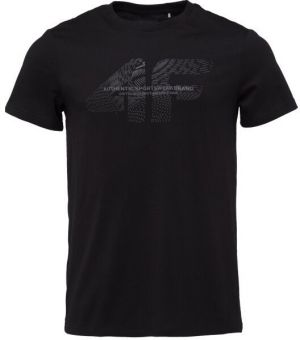 4F TSHIRT MEN Pánske tričko, čierna, veľkosť