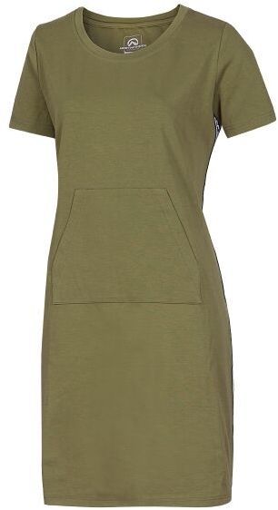 Northfinder CHESLEY Dámske športové šaty, khaki, veľkosť