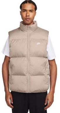 Nike CLUB PUFFER Pánska vesta, béžová, veľkosť