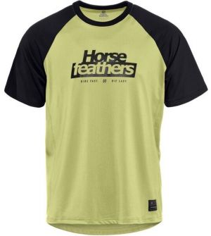 Horsefeathers SPIKE Pánsky cyklistický dres, svetlo zelená, veľkosť