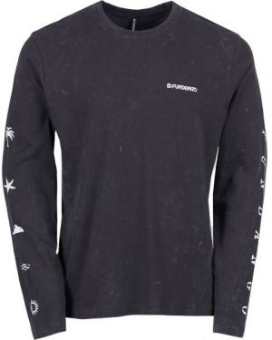 FUNDANGO ESSENTIAL Pánske tričko s dlhým rukávom, tmavo sivá, veľkosť