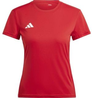 adidas ADIZERO ESSENTIALS TEE W Dámske bežecké tričko, červená, veľkosť