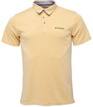 Columbia NELSON POINT POLO Pánske polo tričko, žltá, veľkosť