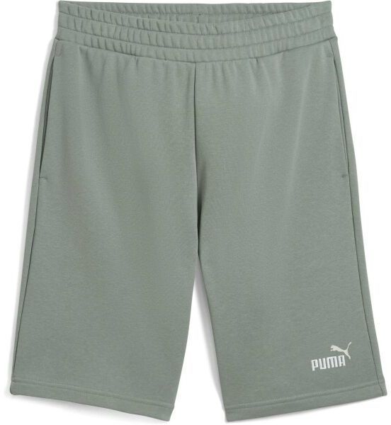 Puma ESSENTIALS+ LOGO LAB GRAPHIC SHORTS 10 Pánske teplákové kraťasy, zelená, veľkosť