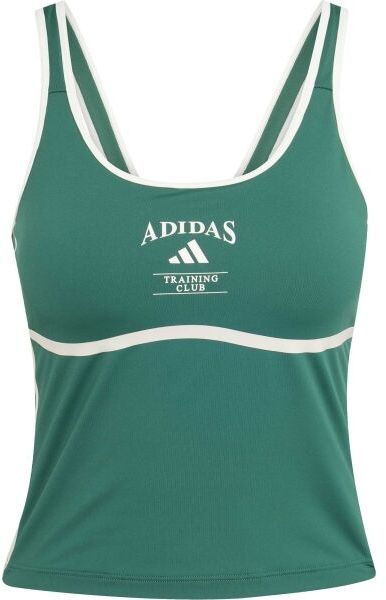 adidas HERITAGE Dámske tielko, tmavo zelená, veľkosť