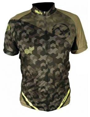 HAVEN SINGLETRAIL MEN Pánsky cyklistický dres, khaki, veľkosť