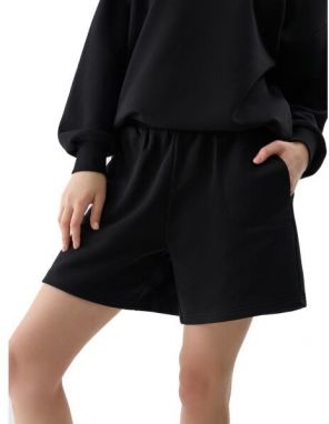 4F SHORTS CAS Pánske teplákové kraťasy, čierna, veľkosť