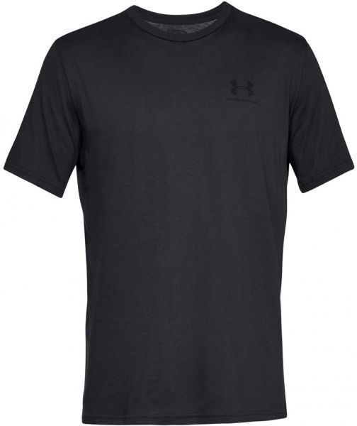 Under Armour SPORTSTYLE LEFT CHEST SS Pánske tričko, čierna, veľkosť S