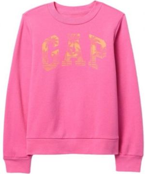 GAP LOGO CREW Dievčenská mikina, ružová, veľkosť