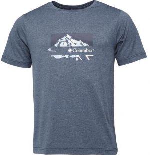 Columbia KWICK HIKE GRAPHIC SS TEE Pánske tričko, modrá, veľkosť
