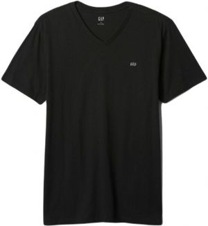 GAP V-FRCH EVERYDAY Pánske tričko, čierna, veľkosť