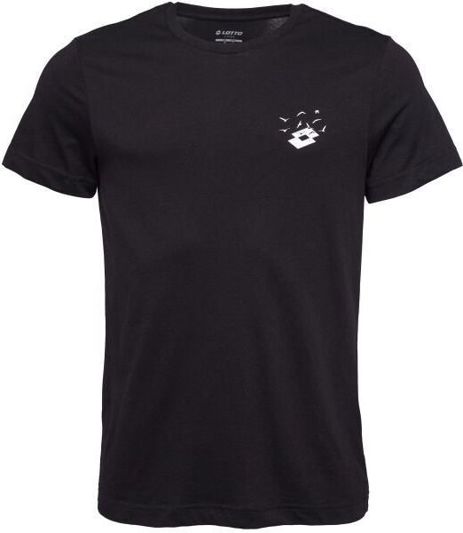 Lotto LOGO FLY TEE Pánske tričko, čierna, veľkosť