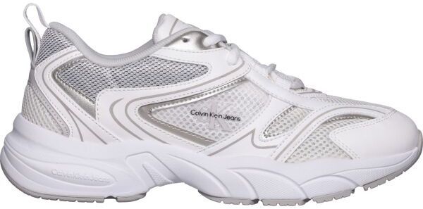Calvin Klein RETRO TENNIS MESH ML Dámska vychádzková obuv, biela, veľkosť