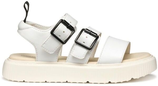 Geox J SANDAL KODETTE G Dievčenské sandále, biela, veľkosť