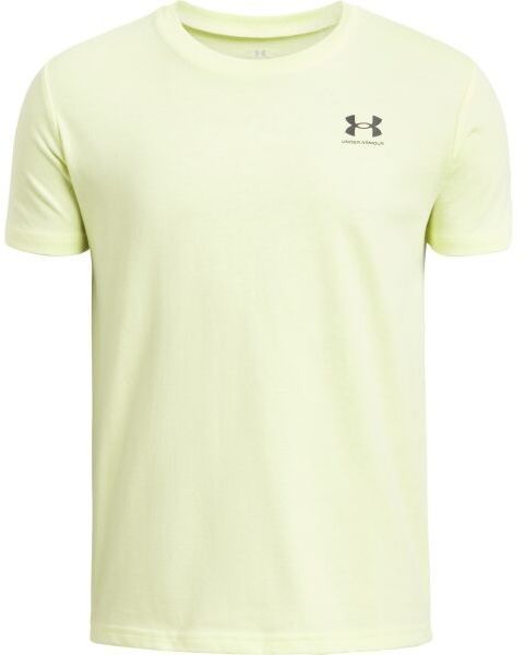 Under Armour SPORTSTYLE Chlapčenské tričko, žltá, veľkosť S