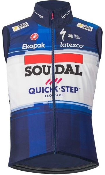 Castelli QUICK STEP PRO LIGHT Pánska cyklistická vesta, tmavo modrá, veľkosť