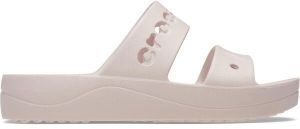 Crocs BAYA PLATFORM SANDAL Dámske šľapky, béžová, veľkosť 37/38