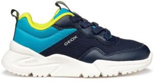 Geox J LOFTUS A Detská vychádzková obuv, tmavo modrá, veľkosť