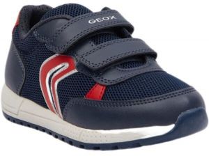 Geox ALBEN Chlapčenské voľnočasové topánky, tmavo modrá, veľkosť