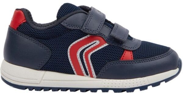 Geox J ALBEN Chlapčenská voľnočasová obuv, tmavo modrá, veľkosť