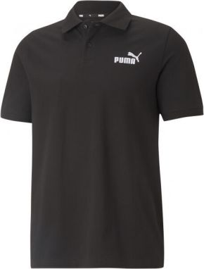 Puma ESS PIQUE POLO Pánske polo tričko, čierna, veľkosť XXXL