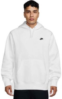 Nike CLUB FLEECE PULLOVER HOODIE Pánska mikina, biela, veľkosť