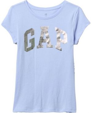 GAP V-HS LOGO Dievčenské tričko, svetlomodrá, veľkosť