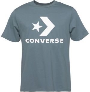 Converse STANDARD FIT CENTER STAR CHEV Unisex tričko, modrá, veľkosť