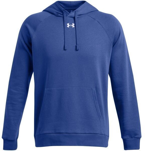 Under Armour RIVAL FLEECE HOODIE Pánska mikina, modrá, veľkosť L