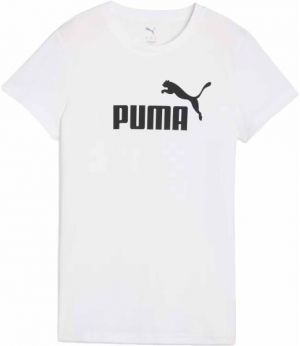 Puma ESSENTIALS N0. 1 LOGO TEE Dámske tričko, biela, veľkosť