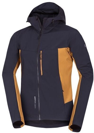 Northfinder GILBEROG Pánska hybridná softshellová bunda, čierna, veľkosť