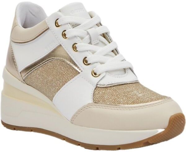Geox ZOSMA Dámska voľnočasová obuv, biela, veľkosť