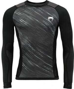 Venum RAPID LONG SLEEVE RASHGUARD Kompresné tričko, čierna, veľkosť