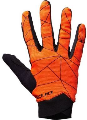 Arcore BREATHLITE Pánske dlhoprsté cyklistické rukavice, oranžová, veľkosť