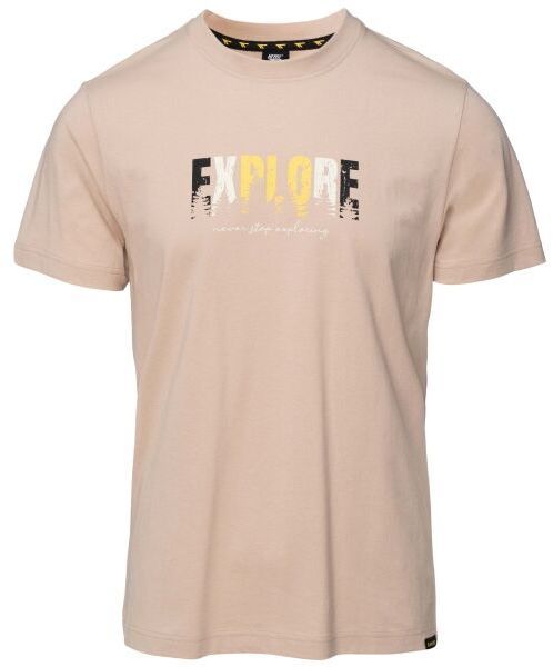 Hi-Tec HISHAM SP Pánske tričko, béžová, veľkosť