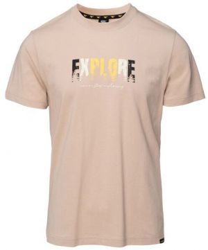 Hi-Tec HISHAM SP Pánske tričko, béžová, veľkosť