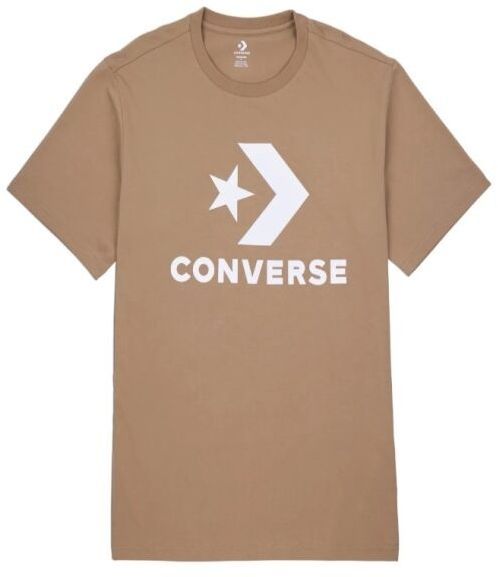 Converse STANDARD FIT CENTER STAR CHEV Unisex tričko, hnedá, veľkosť