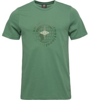 Umbro GLOBE GRAPHIC TEE Pánske tričko, zelená, veľkosť