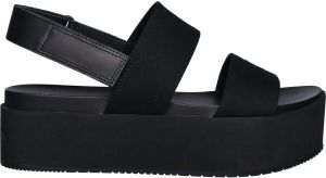 Calvin Klein FLATFORM SLING IN Dámske sandále, čierna, veľkosť