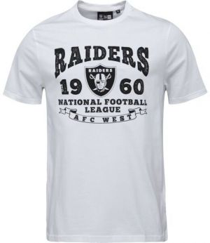 New Era LAS VEGAS RAIDERS NFL STACK ARCH Pánske tričko, biela, veľkosť