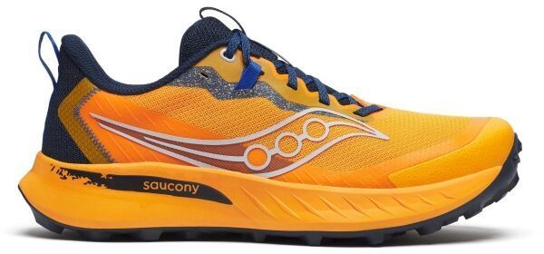 Saucony PEREGRINE 15 Pánska bežecká obuv, oranžová, veľkosť 42