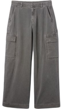 GAP BAGGY CARGO Dámske nohavice, tmavo sivá, veľkosť