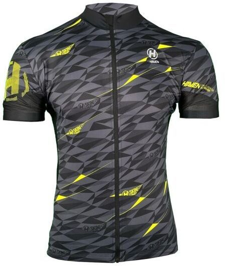 HAVEN TEAM NEO MEN Pánsky cyklistický dres, čierna, veľkosť