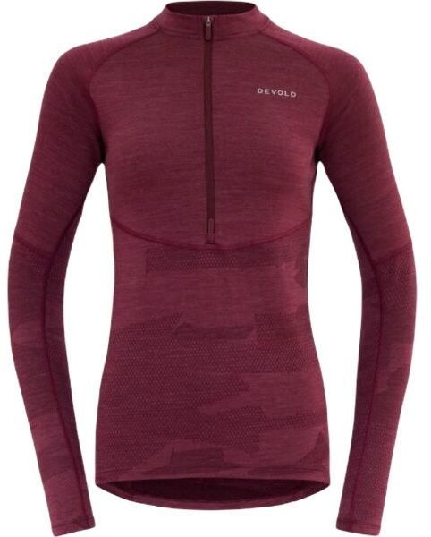 Devold STANDAL MERINO SHIRT Dámske tričko, červená, veľkosť