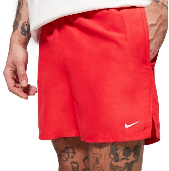 Nike ESSENTIAL LAP 5 Pánske plavecké šortky, červená, veľkosť