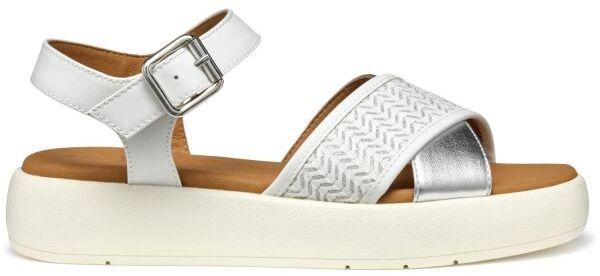 Geox D CAMALEI F Dámske sandále, biela, veľkosť