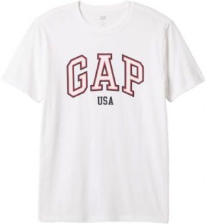 GAP USA Pánske tričko, biela, veľkosť