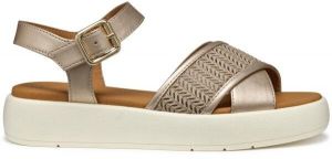 Geox D CAMALEI F Dámske sandále, zlatá, veľkosť