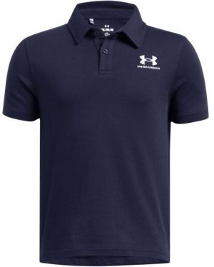 Under Armour ICON POLO Chlapčenské tričko, tmavo modrá, veľkosť M