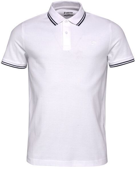 Lotto POLO CLASSICA PQ Pánske polo tričko, biela, veľkosť